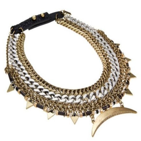 Jenny Bird Jewelry - NWOT Jenny Bird 14K Gold Moonrise Collar Necklace